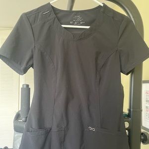 Black infinity scrubs